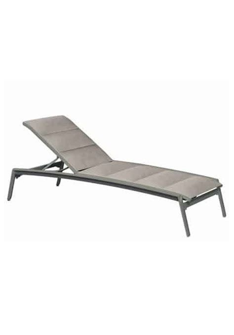 Tropitone Elance Padded Sling Chaise Lounge Hausers Patio