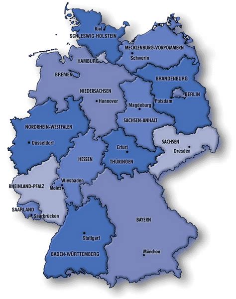 Germany Map In German