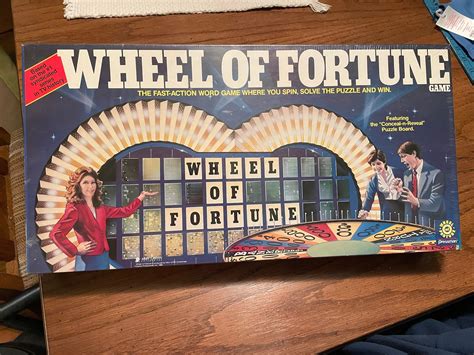 Game Pieces Vintage Wheel Of Fortune Board Game Toys And Games Pe