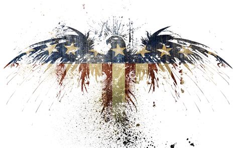 American Flag With Eagle Clipart Clipart Suggest