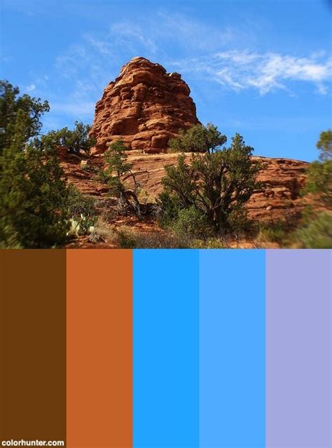 Sedona Arizona Color Palette Sedona Color Palette Palette