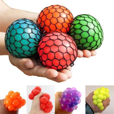 Squeeze Toys Squeeze Mesh Ball Grape Squeeze Toy Grapes Anti Stress