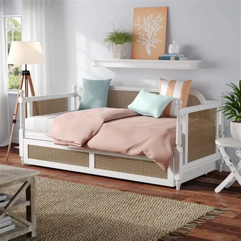 Prefect for my little girls first bedkristeni bought this for my 4 year old and it's so comfortable and versatile. Meaghan Twin Daybed with Trundle in 2020 | Daybed with ...