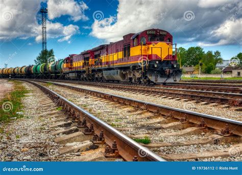 Long Freight Train Stock Photography Image 19736112