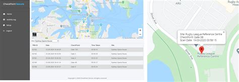 Checkpoint Secure Geolocation Security Guard Tour Monitoring Software