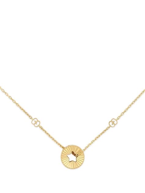 Gucci 18kt Yellow Gold Icon Star Necklace Farfetch