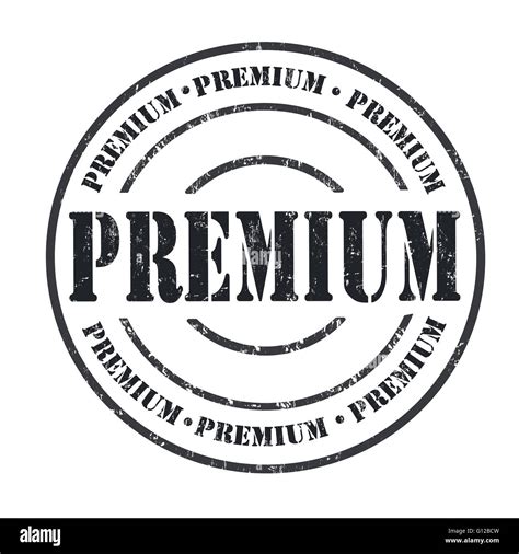 Premium Grunge Rubber Stamp On White Background Vector Illustration
