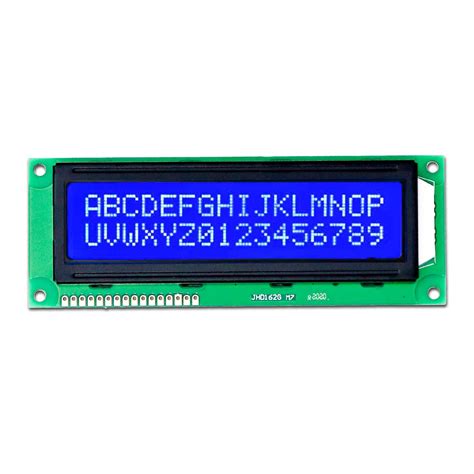 Electronic Spices 16 X 2 Jhd162a Bluewhite Color Dc 5v Character Lcd