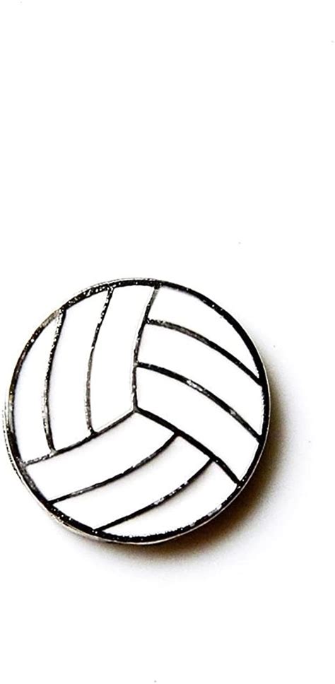 Quality Handcrafts Guaranteed Volleyball Lapel Pin Jewelry