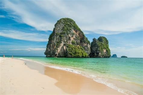 Laem Phra Nang Beach Krabi Thailand Asia Stock Photo Image Of