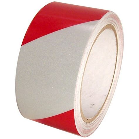 Redwhite Hazard Safety Reflective Tape 2 X 30 Ft Roll