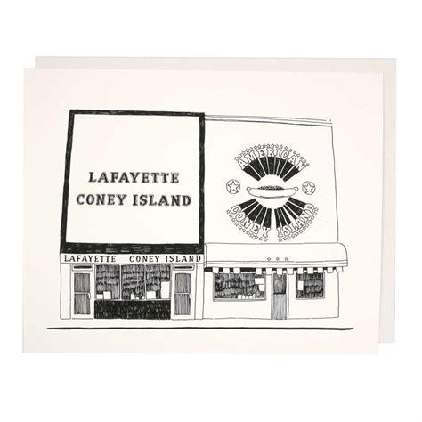 Lafayette And American Coney Islands Giclee Print Giclee Print