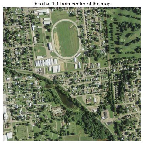 Aerial Photography Map Of Coshocton Oh Ohio