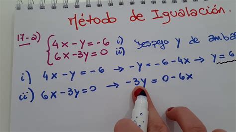 Sistemas de ecuaciones lineales la calculadora de mathepower resuelve sistemas de ecuaciones lineales. Ejemplo, método de igualación. - YouTube