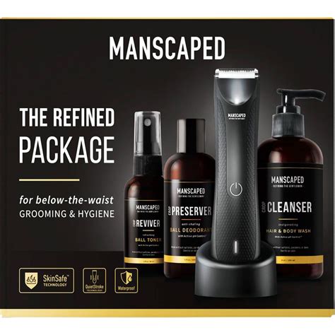 Manscaped Refined Package Grooming 4 Pc Set Electric Razors Beauty