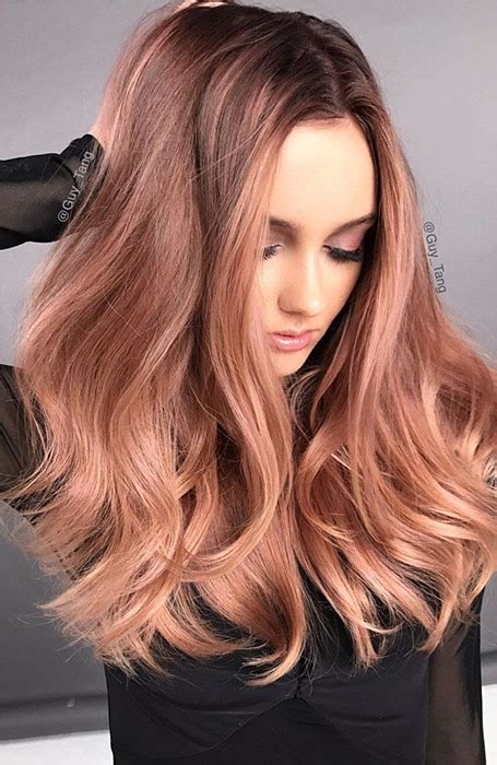 Top 30 Rose Gold Hair Color Ideas Trending In 2018 Fashionre