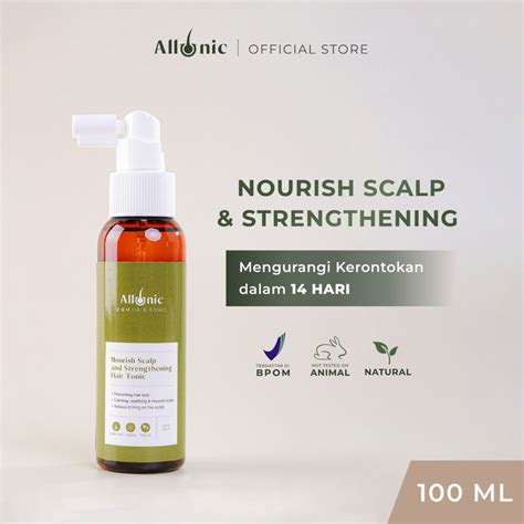 Jual Allonic Nourish Scalp And Strengthening Hair Tonic Shopee Indonesia