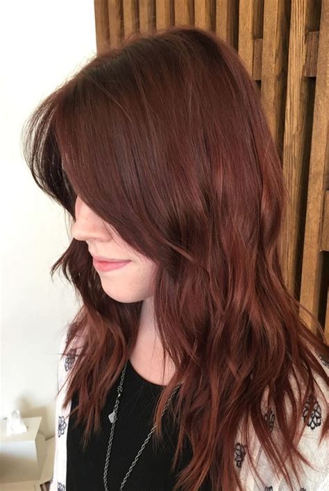 Deep Auburn Tones By Billy And Relaxed Loose Style By Rainer Hair