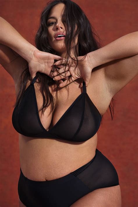 ashley graham flaunts curves for knix lingerie collaboration