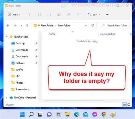 This Folder Is Empty In Windows 11 Fix Artofit