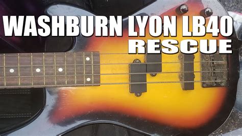 Washburn Lyon Lb40 Bass Rescue Youtube