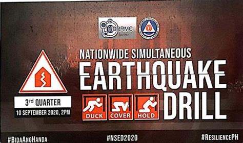 Nationwide Simultaneous Earthquake Drill To Be Held Online On Sept 10 Gma News Online