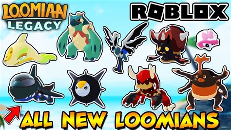 How To Get All New Loomians And Evolutions In Beach Update Loomian