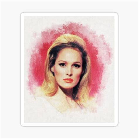 Ursula Andress Actress Sticker For Sale By Hollywoodize Redbubble