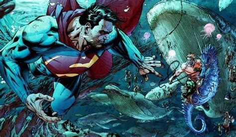 Aquaman And Superman Aquaman Vs Superman Aquaman Comic Comic Book Pages Comic Book Artists