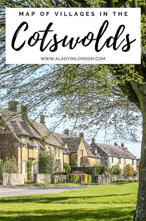 Map Of Cotswold Villages Interactive Map Of Villages In The Cotswolds