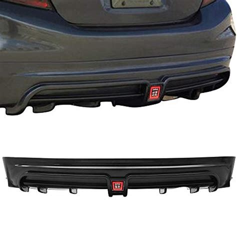 Buy Rear Bumper Lip Fits 2012 Honda Civic Black Abs Rear Lip Finisher