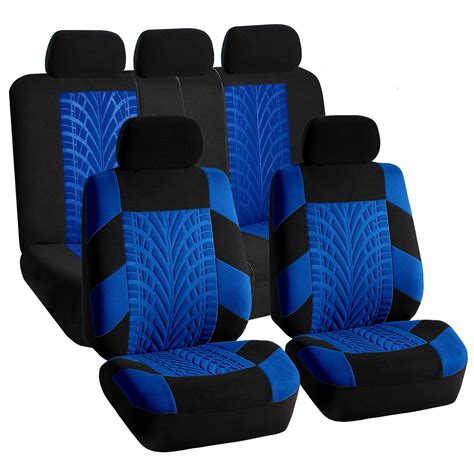 Fh Group Fb071blue115 Car Seat Cover Travel Master Airbag And Split