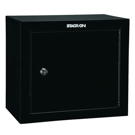 Patented molded barrel rests accommodate long guns and side by side shotguns, scope standoffs are also included. Stack-On 2-Gun Key Lock Handgun Ammo Security Cabinet-GCB ...