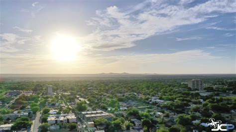 Downtown Albuquerque Sunset 360 Panorama Drone Aerial Photography