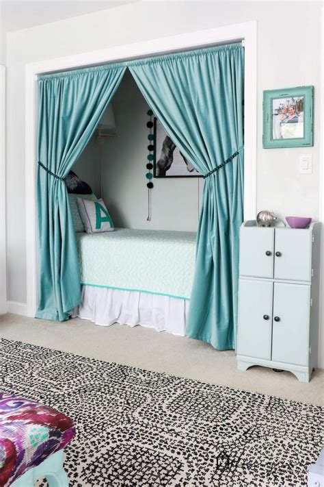 If your environment is unclean, he won't be able to focus and will be turned off by his surroundings. How to Turn a Closet into a Bed Nook | Designertrapped.com ...