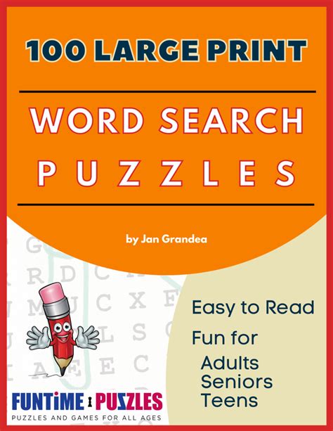 100 Large Print Word Search Puzzles Funtime Puzzles Llc