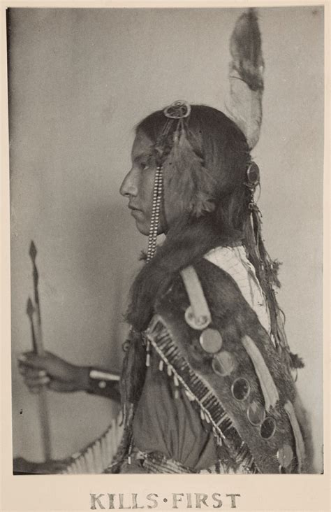 Kills First Sioux Indian Smithsonian Institution