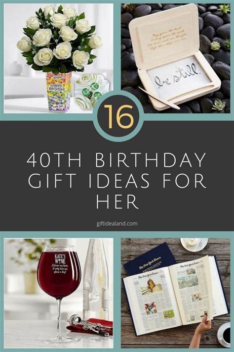 16 Good 40th Birthday T Ideas For Her 40th Birthday Ts 40th Birthday Ts For Women