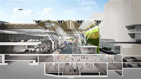 New Vision For Frankfurt Airports Terminal 1 Forecourt Grimshaw