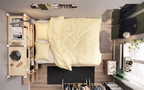 Hanging laundry hamper ideas small spaces. Space-saving ideas for a rental bedroom - IKEA