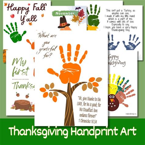 Thanksgiving Handprint Art For Preschool Kindergarten First Handprint