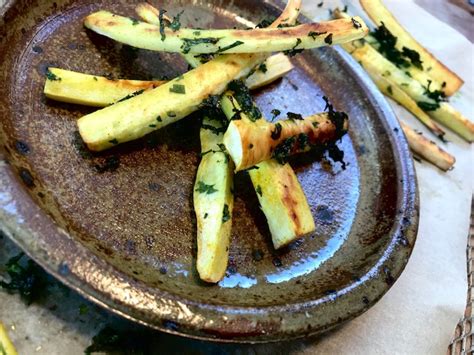 Frites de panais au four Les Recettes de Menou