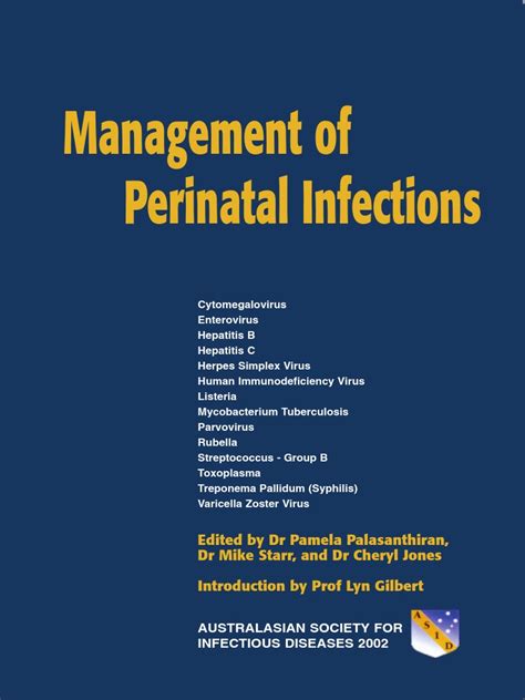 Management Of Perinatal Infections Asid 2002 Rev 2007 Pdf Pdf