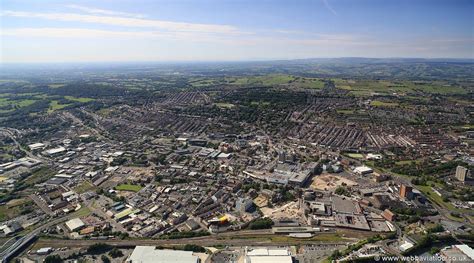 Blackburn Lancashire From The Air Aerial Photographs Of Great Britain