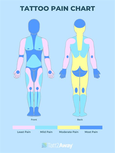 Tattoo Pain Diagram ArayaAnmaree