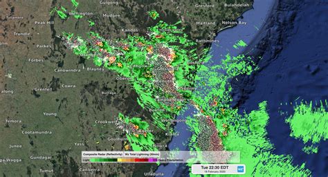 Wild Night Of Storms In Nsw