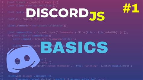 Code Your Own Discord Bot Using Discord Js Basics Episode 1 2021