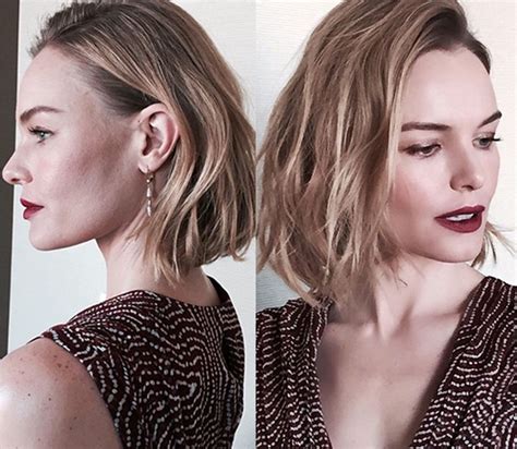 Copy This Kate Bosworths New Lob Bob Hairstyles Medium Bob Hairstyles Angled Bob Haircuts