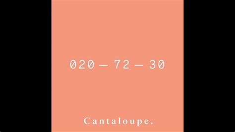 Cantaloupe Official Audio Youtube