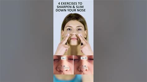 3 Simple Exercises To Reshape Sharpen And Slim Down Your Nose Youtube
